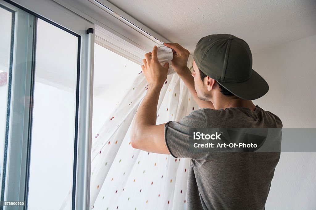 Installation de rideau